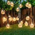 thumbnail image 4 of Guirnalda de luces LED con forma de bola de cristal de 3 m, 6 m y 11 m, alimentada por USB o batería, resistente al agua, para exteriores y Navidad, 4 of 5