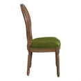 thumbnail image 4 of Stella Cane Back Chair in Moss Green Fabric, 4 of 8