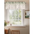 thumbnail image 2 of Eucalyptus Leaves Curtain Valances for Windows, Farmhouse Botanical Vines Butterfly Kitchen Valance Window Treatment, Light Filtering Block Curtains for Bathroom/Bedroom/Living Room 60'' x 18'', 2 of 9