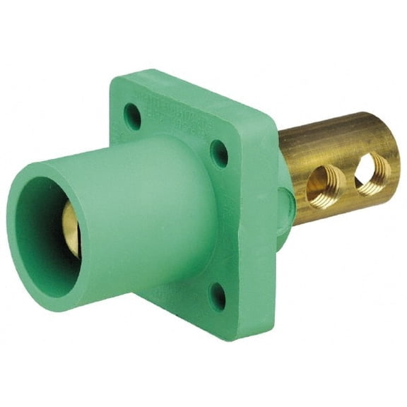 3R NEMA Rated, 600 Volt, 400 Amp, 1/0 to 4/0 AWG, Male, Double Set Screw, Panel Receptacle