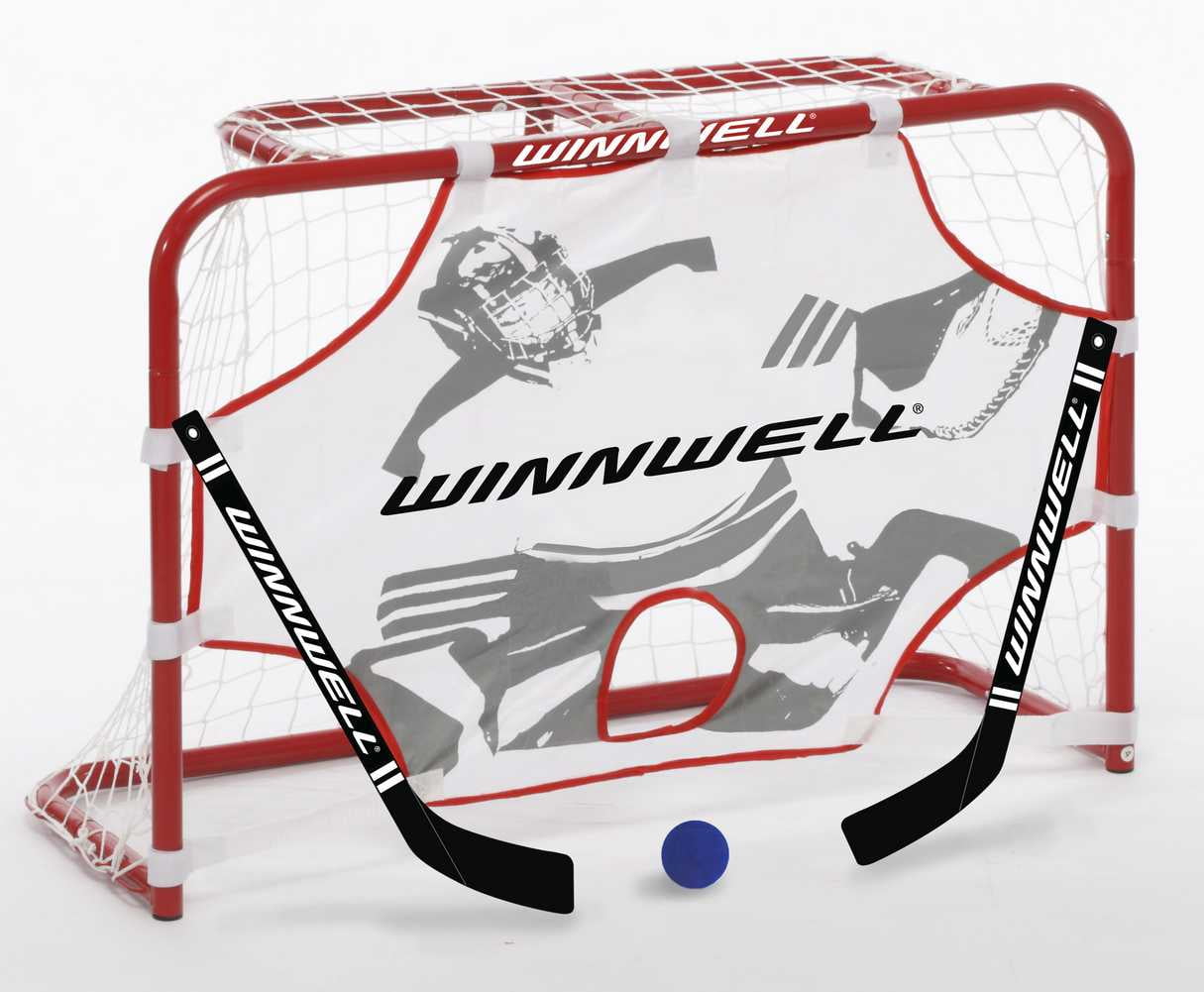 Winnwell Pro Style Mini Net Set w/Two Sticks, Ball & Target. HN32MN