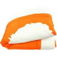 thumbnail image 4 of Clemson Tigers 3 Pc Reversible Cotton Comforter Set, 1 Comforter, 2 Shams, King, 4 of 8