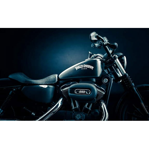 Iconic Arts Laminated 42x24 Poster: Harley Davidson Iron 883 4k Wide