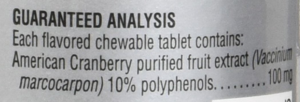 PRN Pharmacal CranMate Cranberry Supplement - Chewable Cranberry Extract Nutritional Supplements for Dogs & Cats - Cranberry Urinary Tract Health - 60 Chew Tabs
