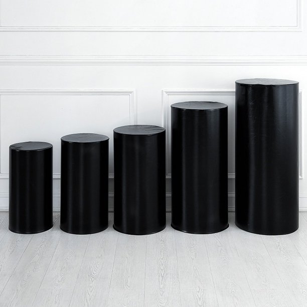 Juego de cubos para postre, mantel de hierro para postre, accesorios de boda, juego de mesa de postre, decoración cilíndrica, cubierta de tela, decoración para fiesta