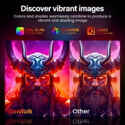 Gawfolk 24.5 200Hz Gaming Monitor FHD | Frameless | Built-in speaker| 100% sRGB | Eye Care | VESA