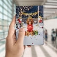 thumbnail image 4 of Happy New Year 2026 Bloodhound Holiday Balloons Party Snow Travel Passport Wallet Dog Lover PU Leather Passport Holder Cover - 13018, 4 of 5