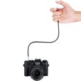 thumbnail image 5 of JJC Cable mecánico rojo de 40 cm, obturador con liberación roscada, diseño de bloqueo de bombilla para exposición prolongada, compatible con Fuji XT1 XT2 XT3 XT4 X100T Leica M6 M7 M8 Sony RX1 Nikon Df, 5 of 5