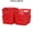 Red, variant on 4/8 Pack Stackable Plastic Storage Bins With Lids, 10"x7"x4" Space Saving Closet Desk Dorm Playroom Office Organizer Containers Bonus File Organizer BagPerfect Easter Mother’s Day Housewarming Gift