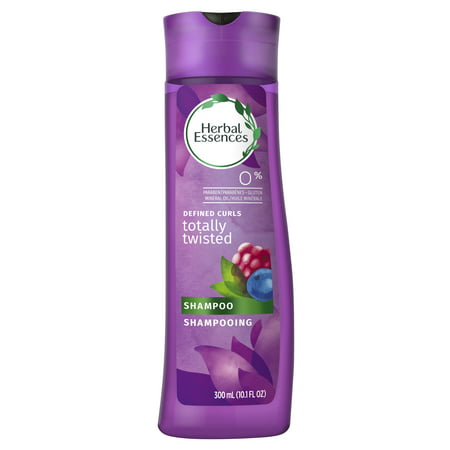 Herbal Essences Totally Twisted Curly Hair Shampoo with Wild Berry Essences, 10.1 fl