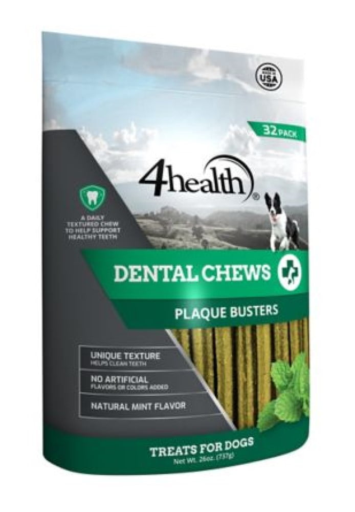 4health Dental Chews TS DSM737G Plaque Buster Mint Flavor Dog Treat