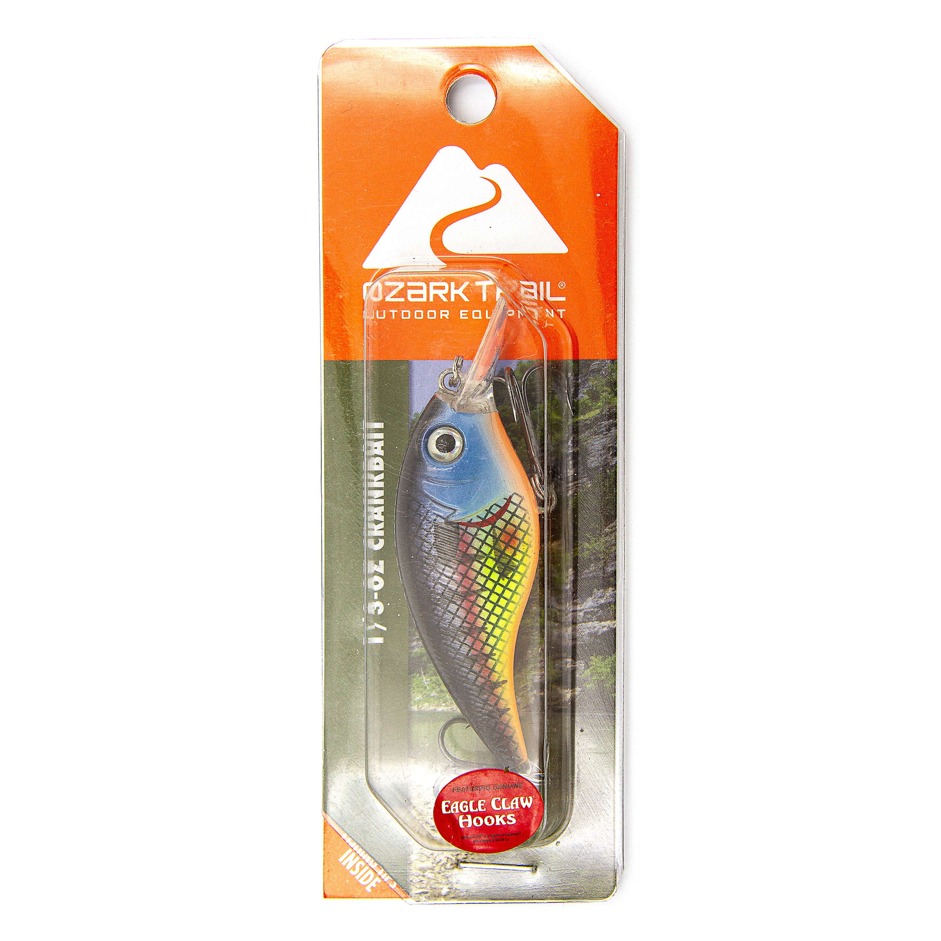 (4 pack) Ozark Trail 1/3 Ounce Perch Crankbait Fishing Lure