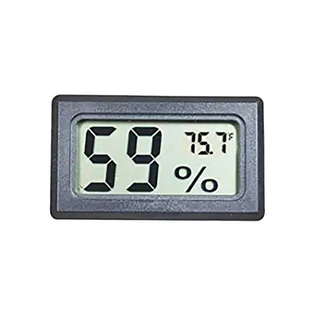 

Mini Hygrometers Thermometer With Large Number Display For Home Office 1-Pack