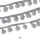 thumbnail image 3 of Billuyoard Adorno práctico y moderno para todas las necesidades de bricolaje Cinta con flecos de bola con adorno de pompones de 5 yardas fácil Decoración del hogar Gris, 3 of 6