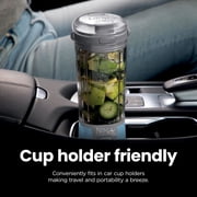 Ninja Blast Portable Personal 18 Oz Blender w/ Leak Proof Lid & Easy Sip Spout, Rechargeable Base, BC150GN Green