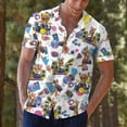thumbnail image 6 of Cat Music DJ Cat Hawaiian Shirts For Men Funny Cat Disco Hawaii Shirt Short Sleeve Button Down Shirt, 6 of 7