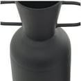 thumbnail image 4 of DecMode 17", 15"H Black Metal Vase with Handles, Set of 2, 4 of 8