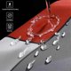 thumbnail image 3 of Mid Century Modern Shower Curtain Red Bathroom Accessories Black And Gray Shower Curtain Set With 12 Hooks 72x, 3 of 3
