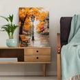 thumbnail image 5 of Qisvanset Autumn Park Street Lamp Canvas Wall Art 15.75x11.81 Inches, 5 of 8