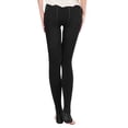 thumbnail image 4 of Ghalytn Women's Fleece Lined Leggings - High Waist Thermal Tights with Foot Straps, Winter Warm Stretch Pants, 4 of 6