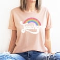 thumbnail image 4 of Teacher Rainbow Fun Teacher Shirt for Adult Women for 1st and Last Day of School Peach Shirt Adult Small, 4 of 5