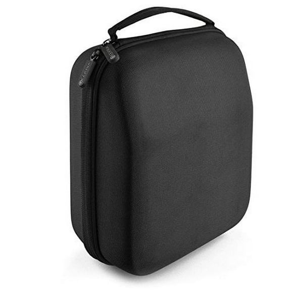 Geekria Shield Headphones Case Compatible with  AKG K 240, K 92, K 712 Pro, K 702, K 701, N90Q, M220, K 553, Replacement Hard Shell Travel Carrying Bag with Cable Storage (Black)