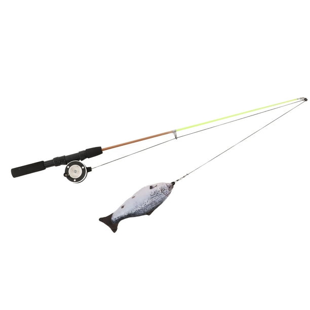 Cat Retractable Fishing Pole, Adjustable Retractable Cat Teaser Wand For  Cats Carp + Fishing Rod,Salmon + Fishing Rod 