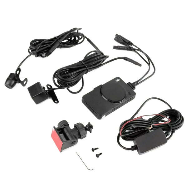 Scienceny Grabador de vídeo para motocicleta con función de detección móvil Cámaras para motocicletas Cámara de salpicadero Dvr para Accesorios para motos