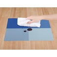 thumbnail image 3 of REGALWOVEN Placemats Set of 8, Placemats for Kitchen Dining Table Decor Washable Heat Resistant Table Placemats Wipeable Place Mat Blue 18*12in, 3 of 7