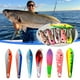 thumbnail image 4 of Gancho Doble Hierro Gancho Placa Hierro Acero Inoxidable Cebo Falso Ángulo Cebo Biónico Cebo Pesca [color Aleatorio] (10 Cm), 4 of 9