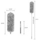 thumbnail image 1 of Plumero de limpieza Utensilios domésticos Cepillo para eliminar el polvo (juego gris claro de 1,4 m) Ndcxsfigh  Libre de BPA, 1 of 6