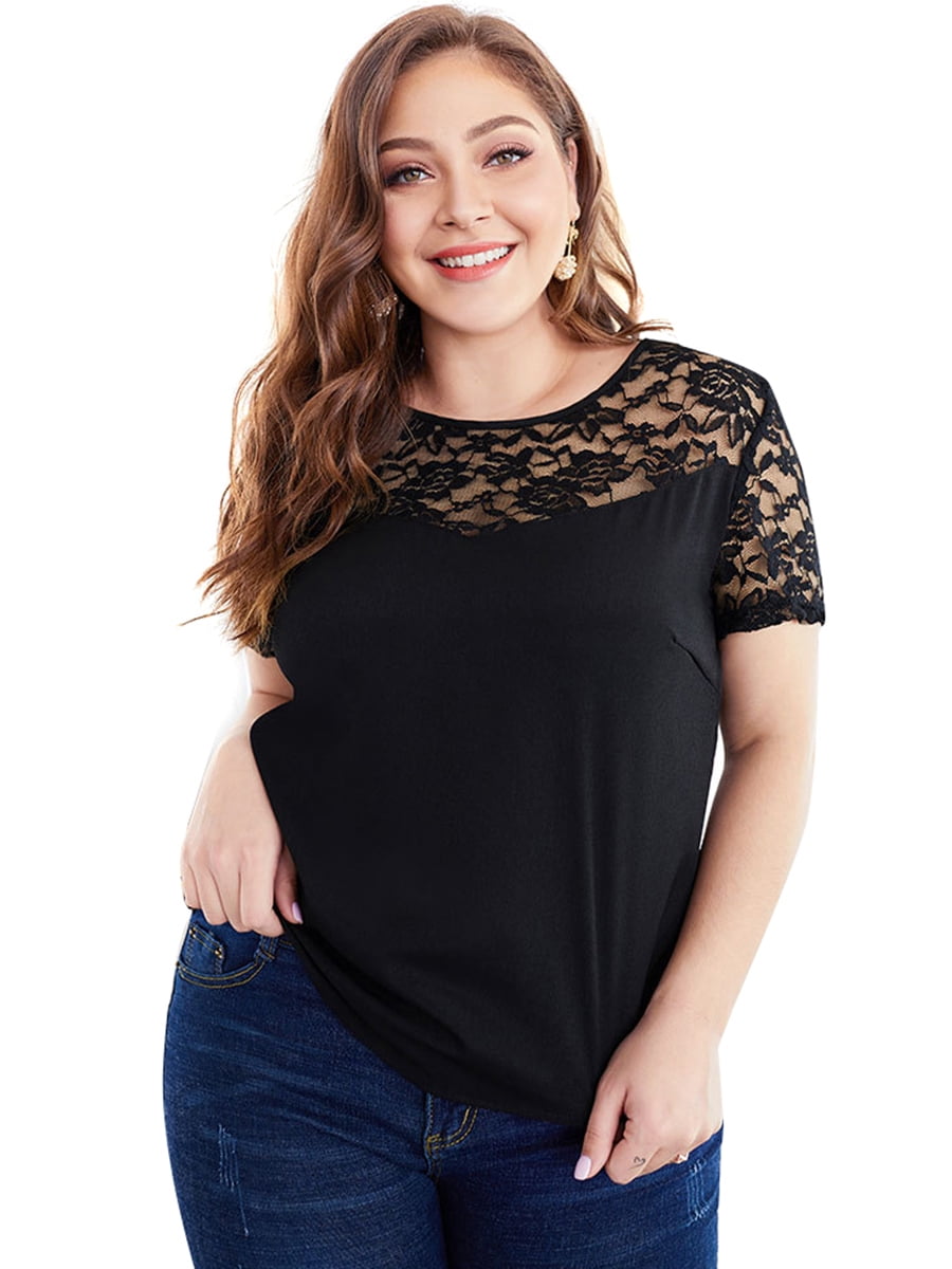 women's plus size tops clearance