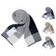 thumbnail image 1 of Bufanda cálida de invierno Skymirror para hombre, súper suave, resistente al desgaste, de punto grueso, resistente al viento, chal de moda para el cuello., 1 of 8