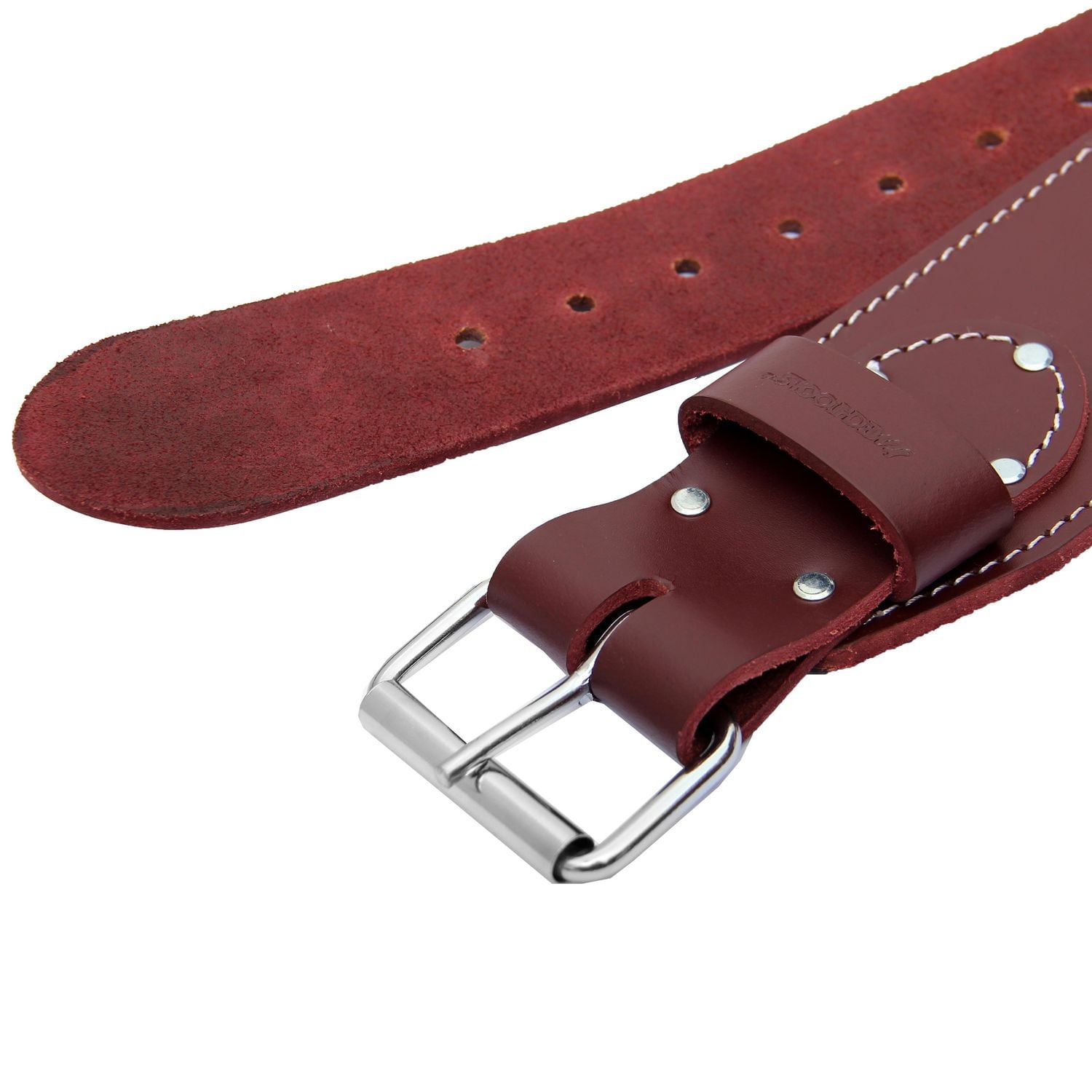 MECHTOOLS 3" HEAVY DUTY SADDLE WAX LEATHER BELT SMALL