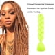 thumbnail image 2 of Sonducket Extensiones de cabello de colores, peluca bonita exquisita reutilizable, trenzas sintéticas resistentes al calor, accesorios de peluquero, Accesorio para el cabello Amarillo Sonducket AP012968-01, 2 of 6
