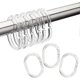 thumbnail image 1 of Plastic Shower Curtain Rings Hooks, Shower Curtain Hooks Rings, 36 Pcs Shower Hooks For Shower Curtain, C Shaped Shower Rings For Curtain, 1 of 5