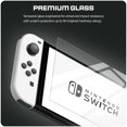 thumbnail image 3 of Maglass Screen Protector for Nintendo Switch OLED (2021) Blue Light Blocking Tempered Glass Guard (Anti-Bluelight for Reduced Eye Fatigue), 3 of 9