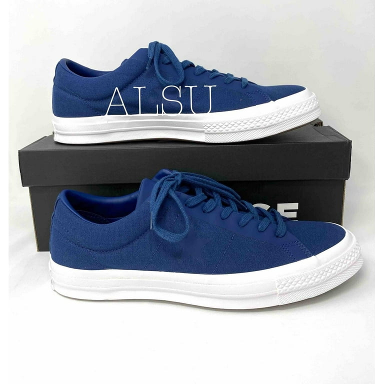 Converse Sneakers Men s One Star Canvas Low Top Navy 163368C