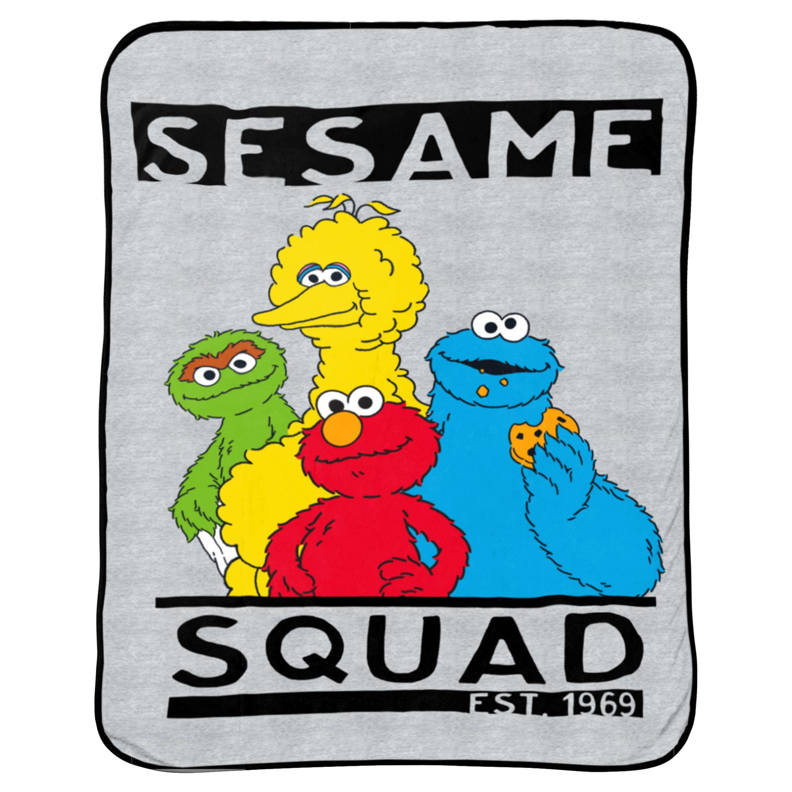 Sesame Street Toddler Blanket Elmo & Friends 