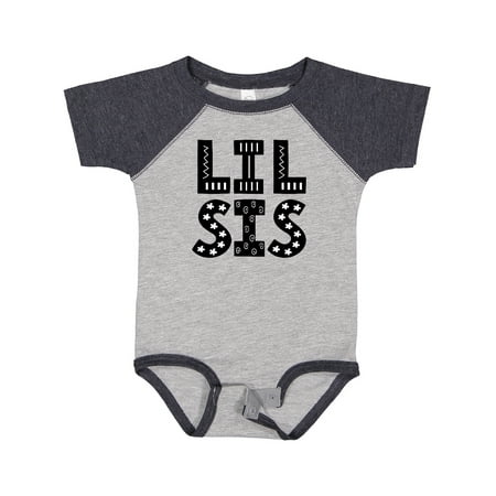 

Inktastic Little Sister Girl Clothes Outfit Gift Baby Girl Bodysuit