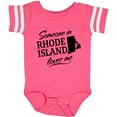 thumbnail image 3 of Inktastic Someone in Rhode Island Loves Me Boys or Girls Baby Bodysuit, 3 of 5