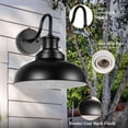 thumbnail image 4 of Lámparas de pared para exteriores Diyel Gooseneck Barn, 120 V, paquete de 2, 4 of 9