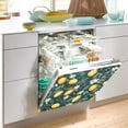 thumbnail image 2 of Yayeee Magnetic Dishwasher Cover for The Front Decoration Home Kitchen Machine Sticker Protector, Blue Floral Lemons, 2 of 6