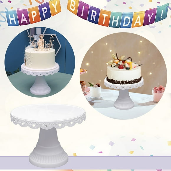 Hot Sale! New! Dusknt Cake Stand, Cake Stands Cupcake Holder Dessert Display Plate Tray Serving Platter for Wedding Birthday
