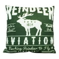 thumbnail image 5 of Reindeer | Green | Pillow Cover | Vintage Reindeer | Christmas Decor | Throw Pillow | Home Décor | Farmhouse Pillows | Christmas Pillows, 5 of 10