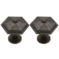 thumbnail image 6 of Urbanest Esagono Metal Drapery Medallion Curtain Holdback (Set of 2), 6 of 7