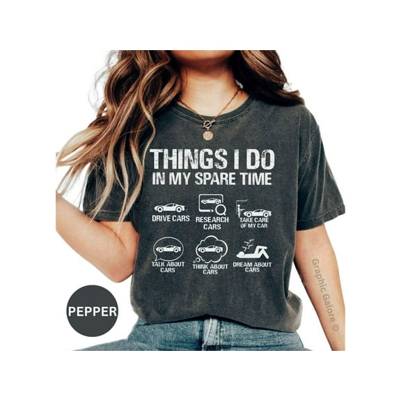 Funny Car Enthusiast T-Shirt - Ideal Gift for Auto Lovers Car Dads!