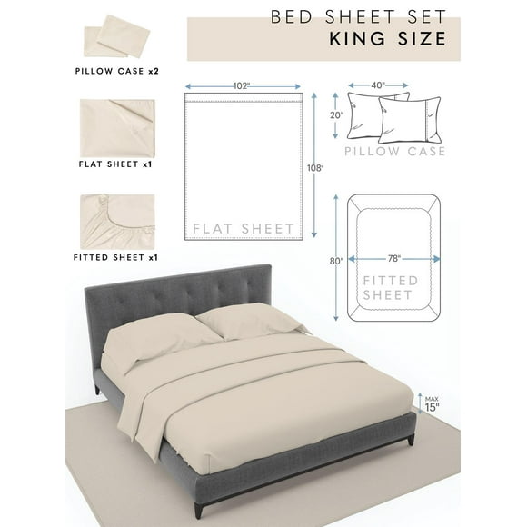 Bed Sheet Set-Champagne