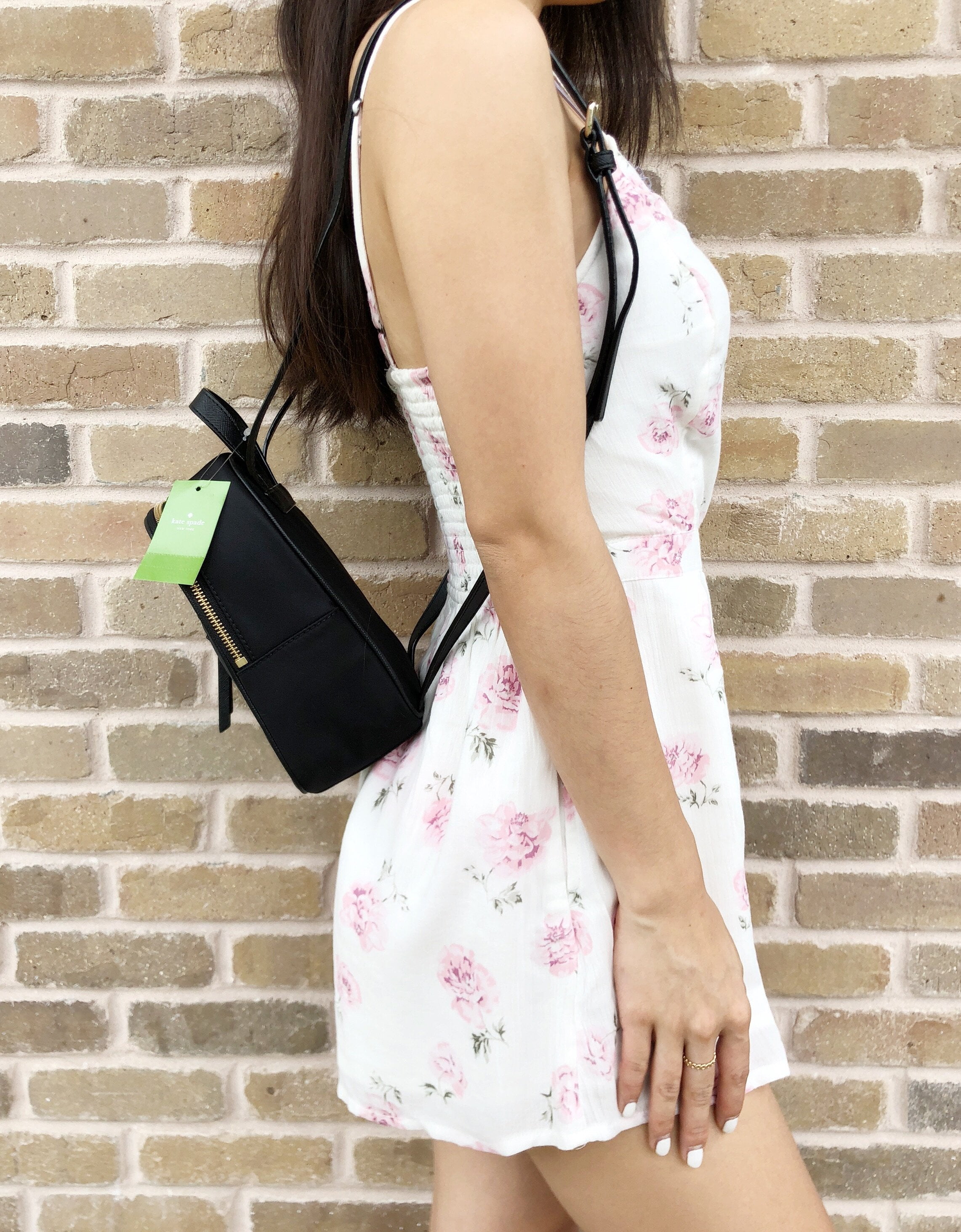 kate spade mini bradley backpack size