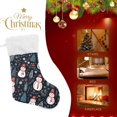 thumbnail image 5 of Ryvnso Christmas Stockings Snowman Trees 17.7" Large Stocking Decoration 2 Pack, 5 of 7